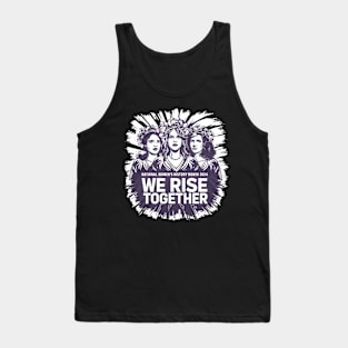 National Women's History Month 2024 We Rise Together Tank Top